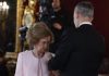 El Rey destaca el «servicio ejemplar y el compromiso sostenido, todavía hoy» de la Reina Sofía