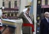 El Rey preside en Zaragoza el acto por el 40 aniversario de la jura de bandera de su promoción en la Academia militar