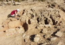 El hallazgo de un horno cerámico romano en Los Bañales abre posibilidades a la investigación sobre la economía urbana romana en Aragón