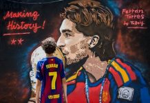 Salamanca se ofrece a albergar el mismo mural de Ferran Torres vandalizado en Barcelona: «Estaríamos encantados»