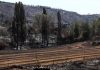 El incendio de las Cinco Villas afecta ya a 15.400 hectáreas, sigue «fuera de capacidad de extinción» y se está muy pendiente del cambio del viento