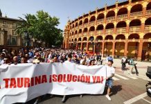 Alrededor de 600 personas exigen que haya toros en Zaragoza