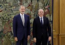 El Rey llama a Jorge Azcón para interesarse por el incendio forestal de Huesca
