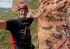 El refugio de Antonio Lobato en Aragón: una catedral de piedra donde ha perdido su miedo a las alturas