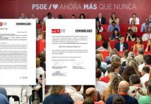 El PSOE ordena a sus cargos no participar en las concentraciones de apoyo a Ceuta del 2 de septiembre