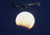 El embrujo del eclipse parcial de Luna