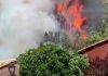 Se confirman las sospechas de los vecinos: el incendio de Las Peñas de Riglos se originó en la campa de acopio de materiales de las obras de la A-132